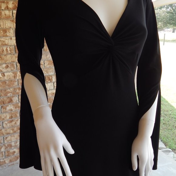 Laundry size 4  BLACK HOT DESIGNER DRESS - Picture 8 of 12